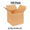 100 Pack Heavy Duty Multi Depth Corrugated Cardboard Boxes for Shipping and Packing 12 1⁄2 x 12 1⁄2 x 12 Inch